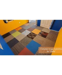 By Trafficmaster Tile Tiles/Case) Carpet 24 In. X 24 (10 40 Sq. Ft. Peel Stick Residential/Commercial Assorted Versatile -TrafficMaster Sales assorted trafficmaster carpet tile ncvt002 d4 1000
