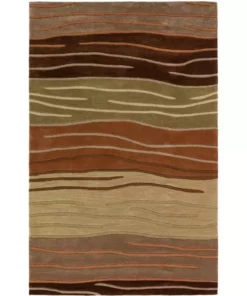 By Addison Rug Ascot Rug 8 Ft. 306 10 Ft. X Area Striped Autumn