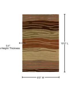 By Addison Rug Ascot Rug 8 Ft. 306 10 Ft. X Area Striped Autumn 14 By Addison Rug Ascot Rug 8 Ft. 306 10 Ft. X Area Striped Autumn -TrafficMaster Sales autumn addison rugs area rugs hdas306au8x10 76 1000