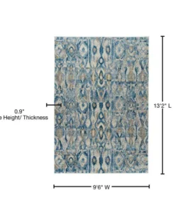 Harrison By Addison Rug Rug 2 13 Ft. 9 Ft. X 6 In. Area 2 In. Baltic -TrafficMaster Sales baltic blue addison rugs area rugs hdhr2ba10x13 76 1000