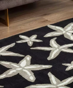 By Addison Cove Rug 5 Ft. 8 X 6 In. Area 3 Ft. Starfish Black -TrafficMaster Sales black addison rugs area rugs hdcv8bk4x6 a0 1000
