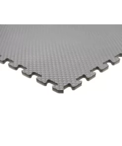 By Trafficmaster Tile Tiles/Pack Foam (16 Sq. Ft.) Dual Sided X (4 0.47 In. 24 In. Floor Gym Black/Gray -TrafficMaster Sales black and gray trafficmaster gym floor tiles 24120hdus 1d 1000