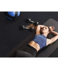 By Trafficmaster Tile Tiles/Pack) Foam 25.2 In. X (4 (17.64 Sq. Ft.) 0.68 In. Shock Absorbing Floor Gym Black 17 By Trafficmaster Tile Tiles/Pack) Foam 25.2 In. X (4 (17.64 Sq. Ft.) 0.68 In. Shock Absorbing Floor Gym Black -TrafficMaster Sales black fleck trafficmaster gym floor tiles 24182coplhd 1f 1000