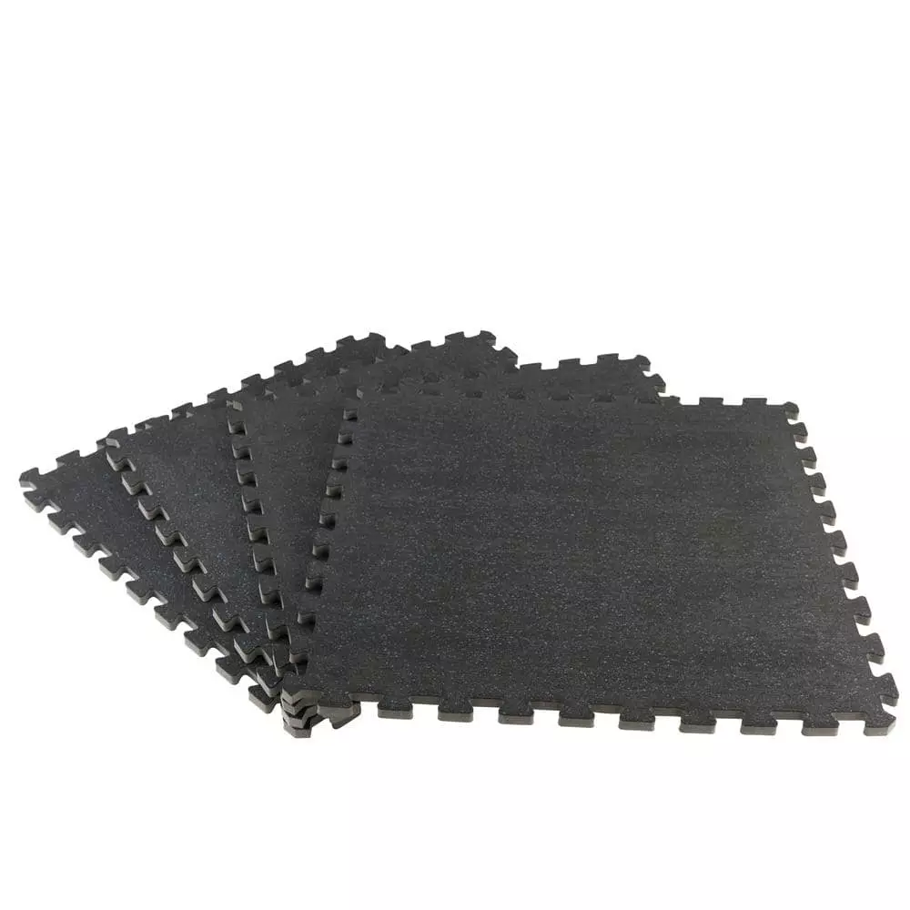 By Trafficmaster Tile Tiles/Pack) Foam 25.2 In. X (4 (17.64 Sq. Ft.) 0.68 In. Shock Absorbing Floor Gym Black 3 By Trafficmaster Tile Tiles/Pack) Foam 25.2 In. X (4 (17.64 Sq. Ft.) 0.68 In. Shock Absorbing Floor Gym Black