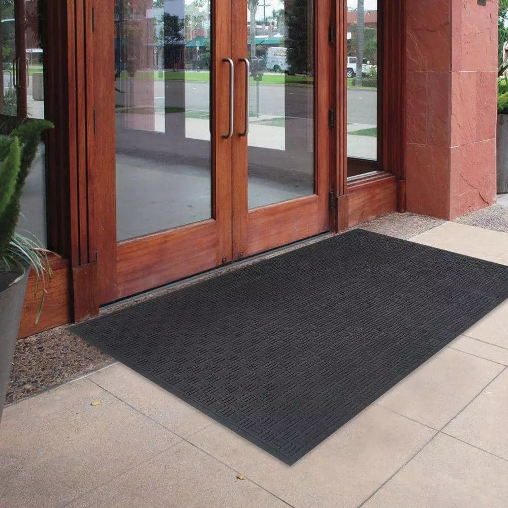 Trafficmaster Door Mat Rubber 72 In. 48 In. X Commercial Recycled Black 5 Trafficmaster Door Mat Rubber 72 In. 48 In. X Commercial Recycled Black - Image 3