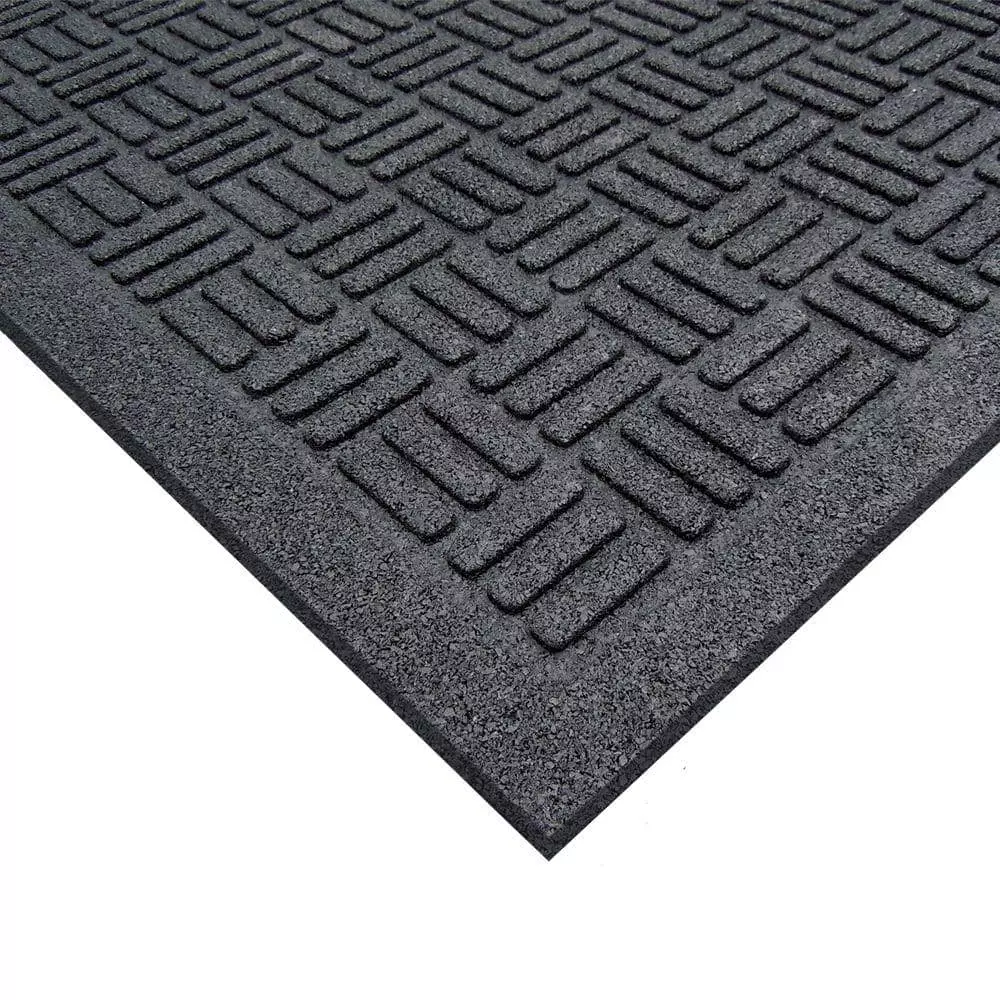 Trafficmaster Door Mat Rubber 72 In. 48 In. X Commercial Recycled Black 4 Trafficmaster Door Mat Rubber 72 In. 48 In. X Commercial Recycled Black - Image 2
