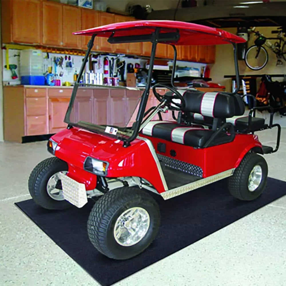 Trafficmaster Mat Vinyl 96 In. 48 In. X Garage Black 4 Trafficmaster Mat Vinyl 96 In. 48 In. X Garage Black - Image 2