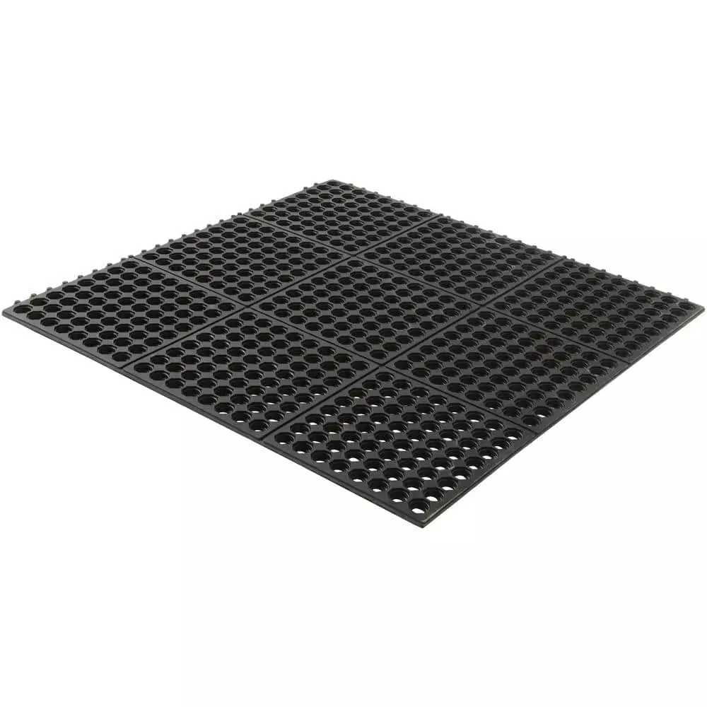 Trafficmaster Mat Rubber 36 In. X Anti-Fatigue Comfort Black 6 Trafficmaster Mat Rubber 36 In. X Anti-Fatigue Comfort Black - Image 4