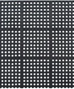 Trafficmaster Mat Rubber 36 In. X Anti-Fatigue Comfort Black