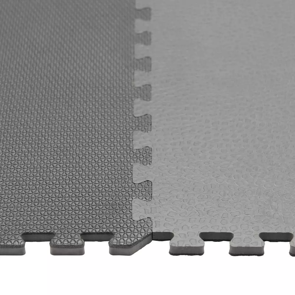 By Trafficmaster Tile Tiles/Pack Foam 24 In. .52 In. (16 Sq. Ft.) X Floor Impact Gym Dual Sided Black/Gray 16 By Trafficmaster Tile Tiles/Pack Foam 24 In. .52 In. (16 Sq. Ft.) X Floor Impact Gym Dual Sided Black/Gray - Image 14