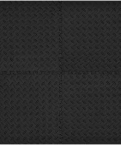 By Trafficmaster Tile Tiles/Pack) Foam W X (24 Sq. Ft.) 0.47 In. L X 24 In. (6 Interlocking Floor Gym Black -TrafficMaster Sales black trafficmaster gym floor tiles 24224dphd 66 1000