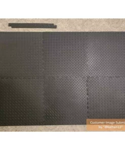 By Trafficmaster Tile Tiles/Pack) Foam W X (24 Sq. Ft.) 0.47 In. L X 24 In. (6 Interlocking Floor Gym Black -TrafficMaster Sales black trafficmaster gym floor tiles 24224dphd d4 1000
