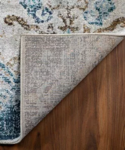 By Addison Rug 11 3 Ft. 3 In. 5 Ft. 3 In. X Area Provincial Damask French Blue -TrafficMaster Sales blue addison rugs area rugs hdpc11bl3x5 66 1000