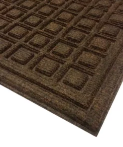 By Trafficmaster Door Mat Rubber 24 In. 36 In. X Commerical Synthetic Recycled Surface Brown -TrafficMaster Sales brown trafficmaster commercial floor mats 60 885 1403 20000300 4f 1000