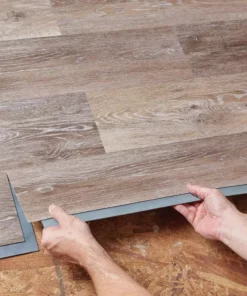 By Trafficmaster Taupe Gripstrip Plank Flooring Vinyl Oak 6 In. (24 Sq. Ft./Case) Brushed W Luxury -TrafficMaster Sales brushed oak taupe trafficmaster vinyl plank flooring 95311 44 1000