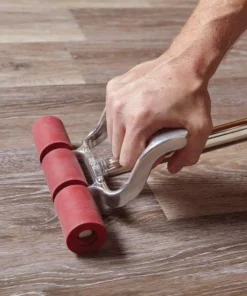 By Trafficmaster Taupe Gripstrip Plank Flooring Vinyl Oak 6 In. (24 Sq. Ft./Case) Brushed W Luxury -TrafficMaster Sales brushed oak taupe trafficmaster vinyl plank flooring 95311 d4 1000