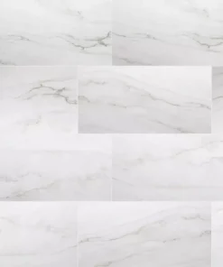 Calacatta Trafficmaster Consilio Tile Core Click Lock Flooring Vinyl 12 In. W X L Sq. Ft./Pallet) 24 In. Rigid Luxury