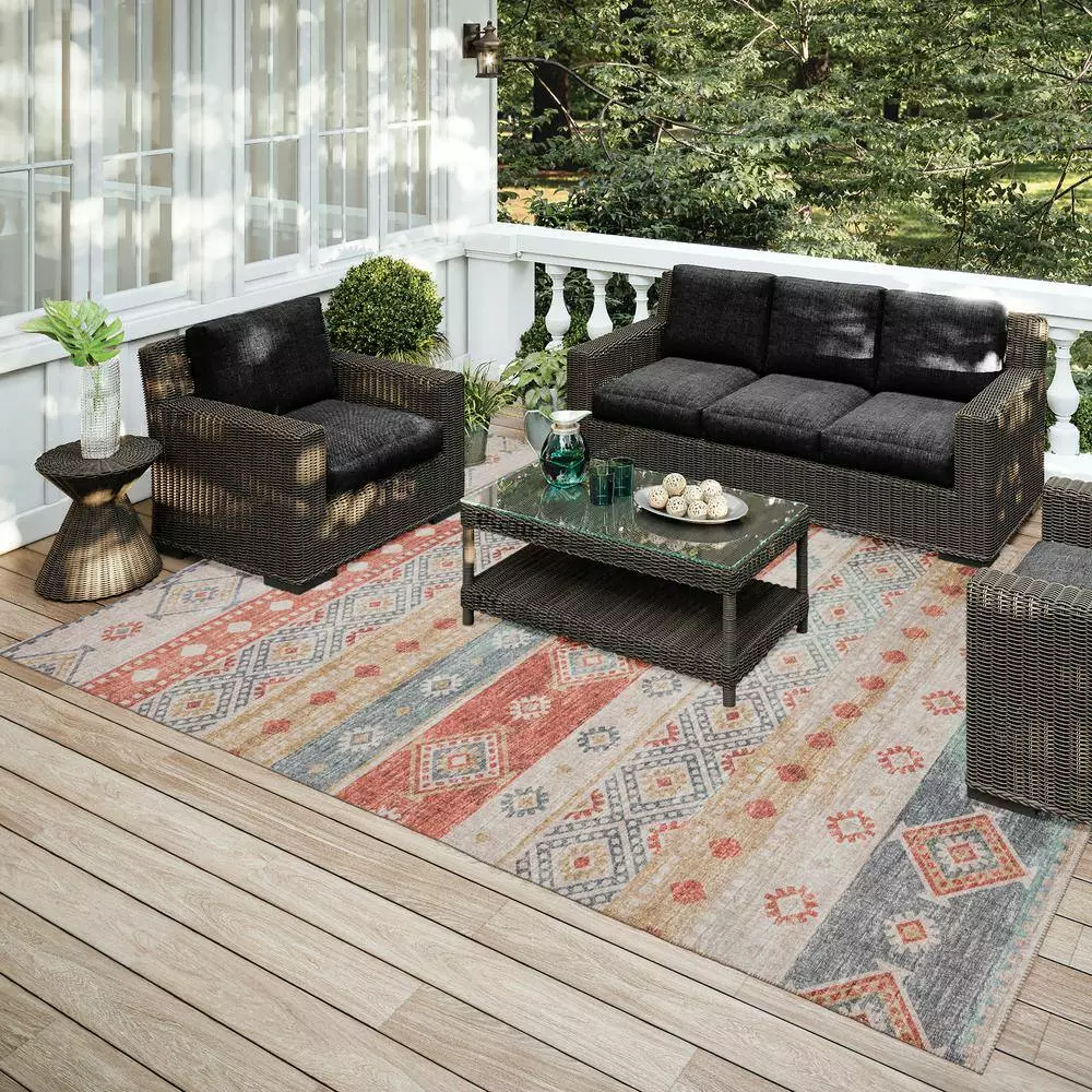 Modena Addison Rug Rug By Southwest Canyon 5 Ft. 6 In. X 7 Ft. Area 11 Modena Addison Rug Rug By Southwest Canyon 5 Ft. 6 In. X 7 Ft. Area - Image 9