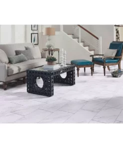 Trafficmaster By Carrara Tile Case) Marble Vinyl 12 In. (20 Sq. Ft. X 24 In. / Peel And Stick -TrafficMaster Sales carrara marble trafficmaster vinyl tile ss1212 1f 1000