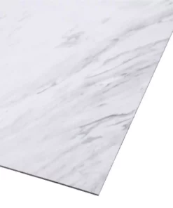 Trafficmaster Carrara Tile Case) Marble Vinyl (30 Sq. Ft. / 12 In. X Peel And Stick -TrafficMaster Sales carrara marble trafficmaster vinyl tile ss1212 77 1000 1