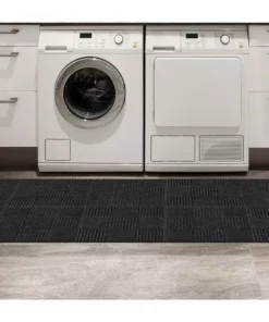 By Trafficmaster Carpet Tile (8 Tiles/Case)18 18 In. X 18 Sq. Ft. Peel And Stick Residential Black -TrafficMaster Sales charcoal trafficmaster carpet tile 60677600018x18 4f 1000