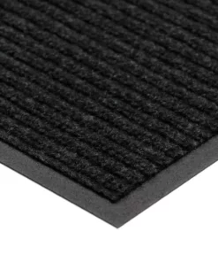 By Trafficmaster Door Mat Enviroback Charcoal Rubber/Thermoplastic 36 In. 60 In. X Recycled Rib -TrafficMaster Sales charcoal trafficmaster door mats 60 443 1902 30000500 40 1000