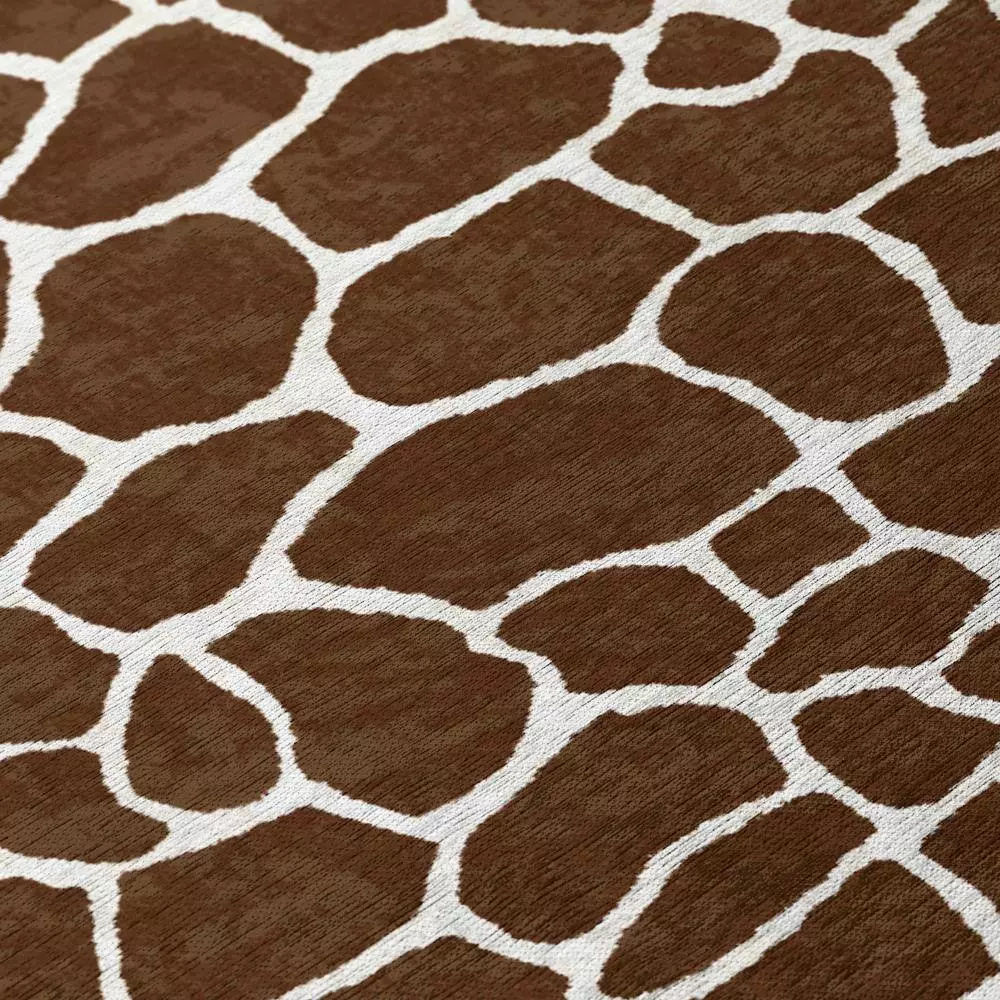 By Addison Kruger Chocolate Rug 8 Ft. 10 Ft. X Area Animal Print 7 By Addison Kruger Chocolate Rug 8 Ft. 10 Ft. X Area Animal Print - Image 5