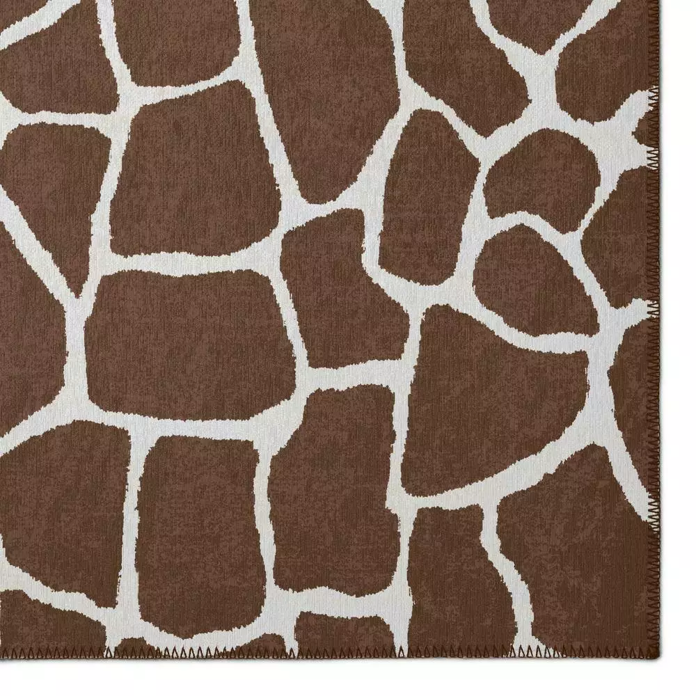 By Addison Kruger Chocolate Rug 8 Ft. 10 Ft. X Area Animal Print 6 By Addison Kruger Chocolate Rug 8 Ft. 10 Ft. X Area Animal Print - Image 4