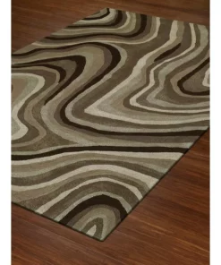 Nero Addison Rug By Chocolate Geode 42 8 Ft. 10 Ft. X Area Abstract