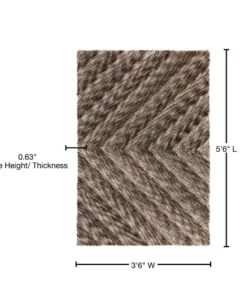 By Addison Rug Ellery Rug 1 Coffee 5 Ft. X 6 In. Area 3 Ft. -TrafficMaster Sales coffee addison rugs area rugs hdey1co4x6 76 1000