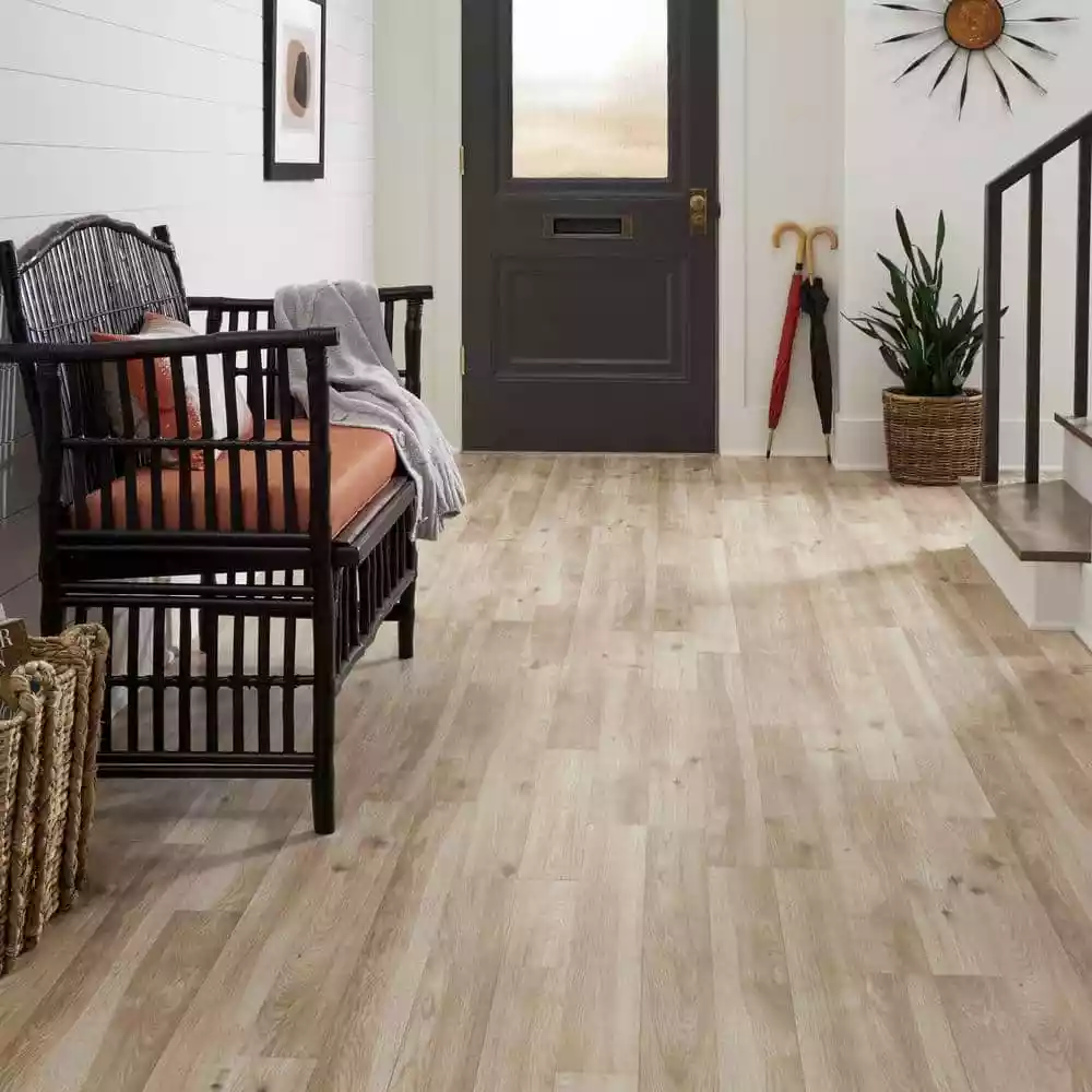 Fall Ridge Hickory Trafficmaster Flooring Wood Laminate 7.5 In. W 7 Mm (26.8 Sq.Ft/Case) T X 6 Fall Ridge Hickory Trafficmaster Flooring Wood Laminate 7.5 In. W 7 Mm (26.8 Sq.Ft/Case) T X - Image 4