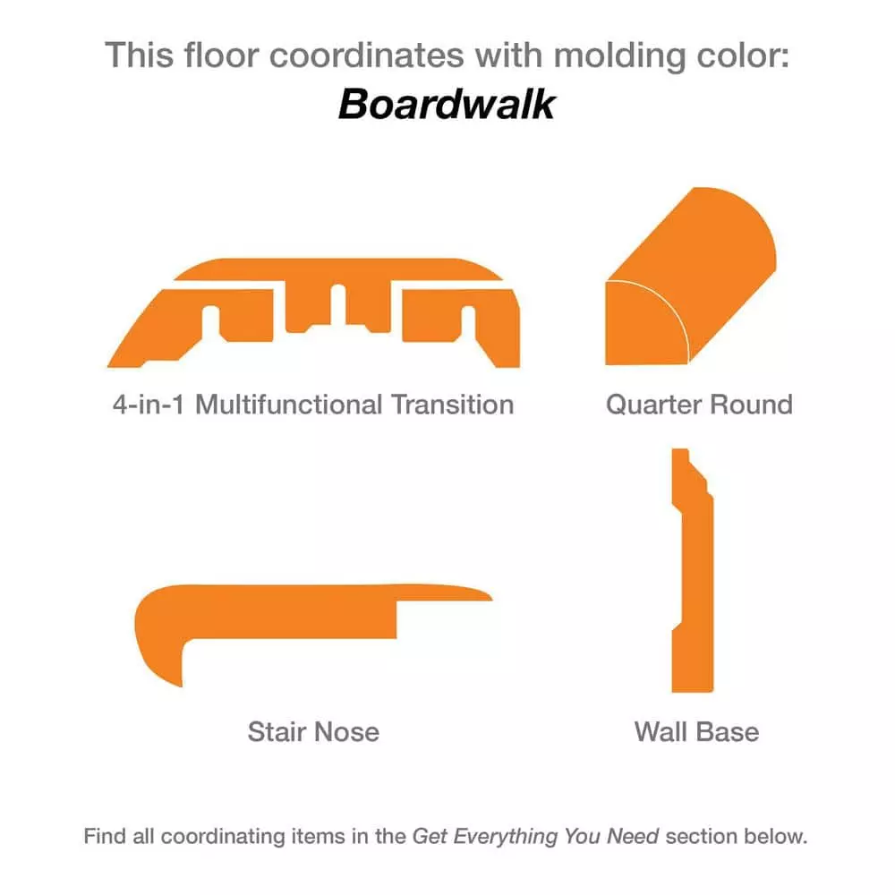 Fall Ridge Hickory Trafficmaster Flooring Wood Laminate 7.5 In. W 7 Mm (26.8 Sq.Ft/Case) T X 5 Fall Ridge Hickory Trafficmaster Flooring Wood Laminate 7.5 In. W 7 Mm (26.8 Sq.Ft/Case) T X - Image 3