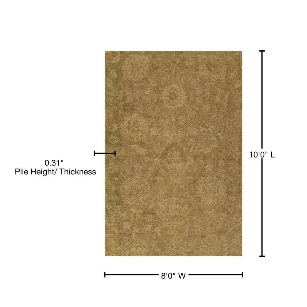 Delano By Addison Rug 1 Goldenrod 8 Ft. 10 Ft. X Area 12 Delano By Addison Rug 1 Goldenrod 8 Ft. 10 Ft. X Area - Image 10