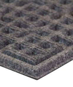 By Trafficmaster Door Mat 18 In. X 30 In. Texture Gray -TrafficMaster Sales gray polyester carpet surface trafficmaster door mats 60 828 1714 01800030 40 1000