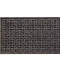 By Trafficmaster Door Mat 18 In. X 30 In. Texture Gray