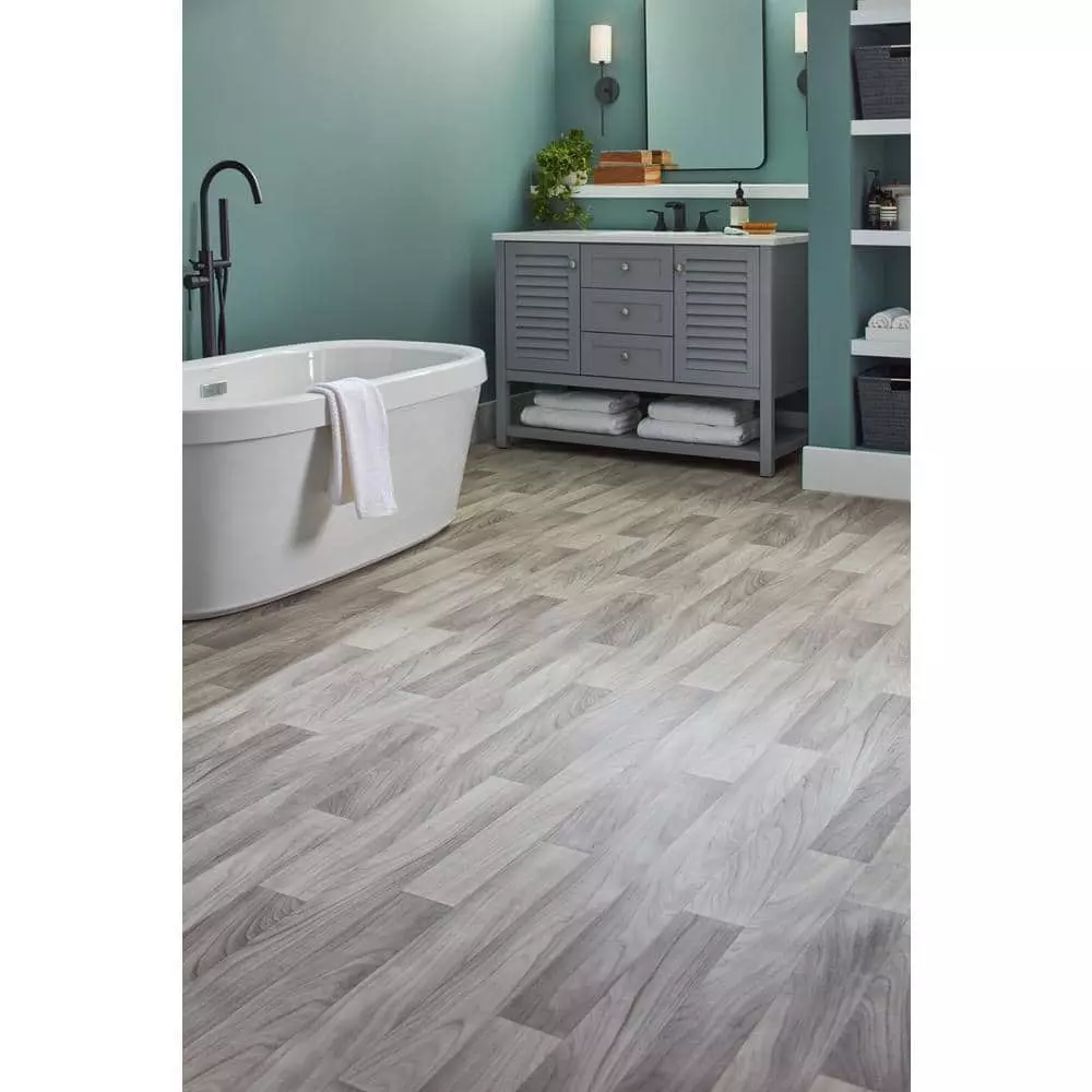 Trafficmaster Grayson Sheet Flooring Wood Vinyl 12Ft. Wide X Residential Cut To Length 14 Trafficmaster Grayson Sheet Flooring Wood Vinyl 12Ft. Wide X Residential Cut To Length - Image 12