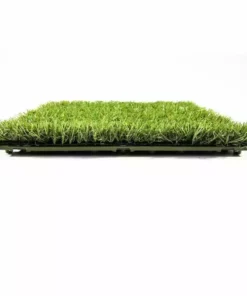 Trafficmaster Tile X 1 Ft. 1 Ft. (9-Pack) Interlocking Gras Artificial