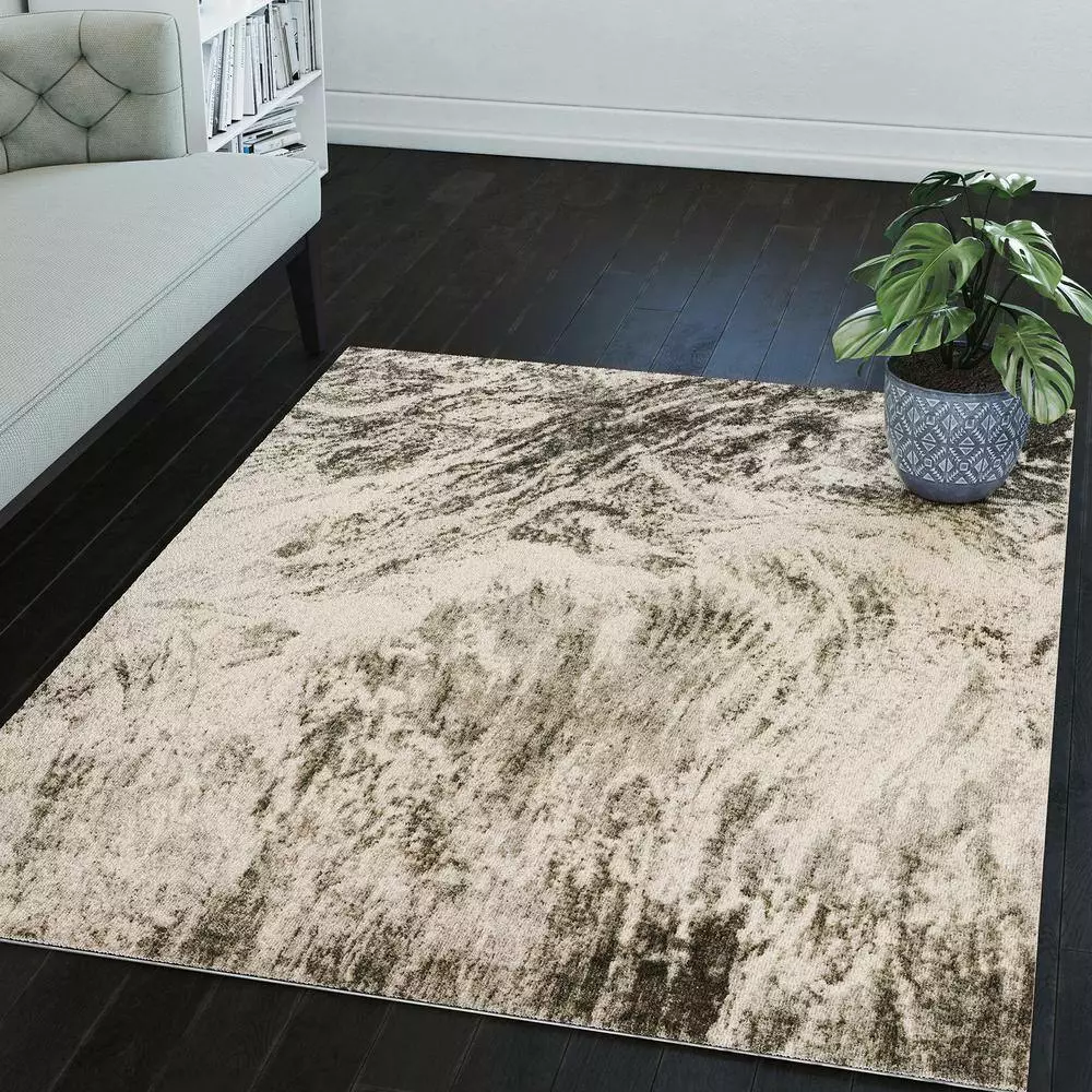 Addison Gentry Rug By 17 8 Ft. 10 Ft. X Watercolor Area Abstract Grey 13 Addison Gentry Rug By 17 8 Ft. 10 Ft. X Watercolor Area Abstract Grey - Image 11