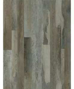 By Trafficmaster Plank Case) Wood Vinyl 36 In. (36 Sq. Ft. X 6 In. Multi-Width Look Peel Distressed Stick Grey -TrafficMaster Sales grey distressed wood trafficmaster vinyl plank flooring wd6098 44 1000