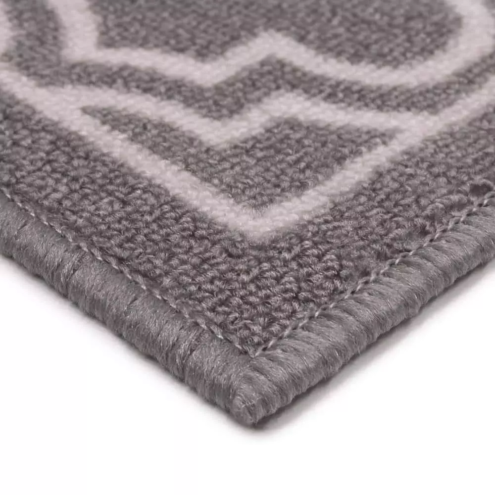 Trafficmaster Rug By Trelli Accent 2 Ft. X 5 Ft. Grey 4 Trafficmaster Rug By Trelli Accent 2 Ft. X 5 Ft. Grey - Image 2