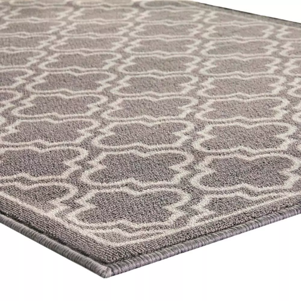 Trafficmaster Rug By Trelli Accent 2 Ft. X 5 Ft. Grey 6 Trafficmaster Rug By Trelli Accent 2 Ft. X 5 Ft. Grey - Image 4