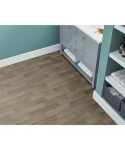 Trafficmaster Sheet Flooring Vinyl Oak Wood 12 Ft. Wide Residential Greyed X Cut To Length -TrafficMaster Sales greyed oak trafficmaster vinyl sheet flooring u8267 409c892p144 1d 1000