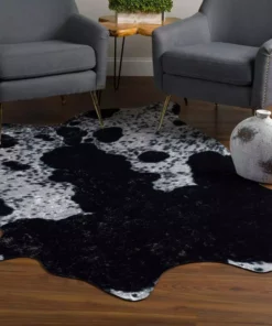 Winston By Addison Rug 9 Holstein Faux Hyde 7 In. 9 Ft. X 9 In. 7 Ft. Area -TrafficMaster Sales holstein addison rugs area rugs hdwn9ho8x10 31 1000