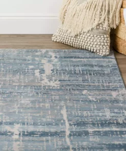 By Addison Rug Apollo 5 Indigo X 6 In. 1 Ft. 2 Ft. 5 In. Area Indoor Crosshatch Distressed -TrafficMaster Sales indigo addison rugs area rugs hdap5in20x30 76 1000