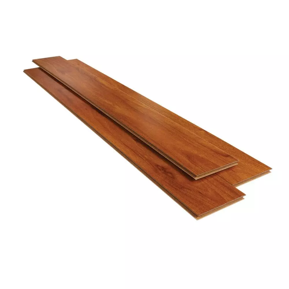 Trafficmaster Jatoba Flooring High Glos Case) Laminate 8 Mm 47-3/4 In. Length Thick / 5-5/8 In. Wide (18.65 Sq. Ft. 7 Trafficmaster Jatoba Flooring High Glos Case) Laminate 8 Mm 47-3/4 In. Length Thick / 5-5/8 In. Wide (18.65 Sq. Ft. - Image 5