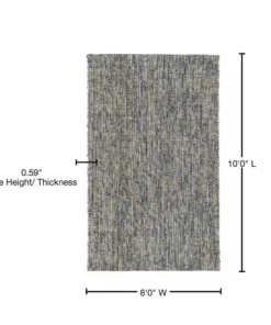 By Addison Rug Rug Sierra 1 Lakeview Wool 8 Ft. Tonal X 10 Ft. Area Indoor Solid -TrafficMaster Sales lakeview addison rugs area rugs hdsr1la8x10 76 1000