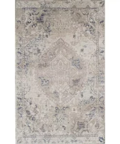 By Addison Medallion Linen Rug Provincial 7 In. 10 Ft. 10 In. X 7 7 Ft. Area Persian