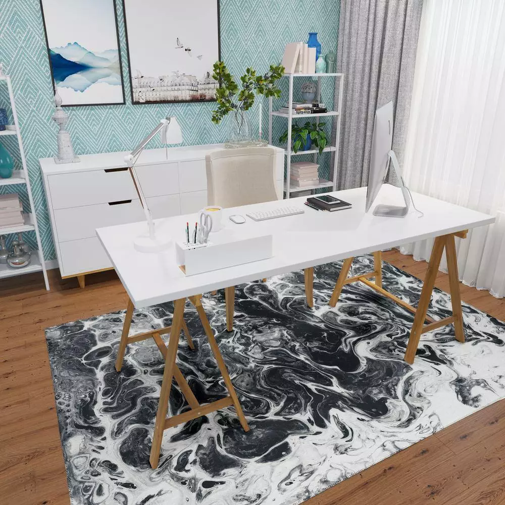 Copeland Addison Rug Rug By Marble 5 Ft. 3 Ft. X Area Abstract 9 Copeland Addison Rug Rug By Marble 5 Ft. 3 Ft. X Area Abstract - Image 7