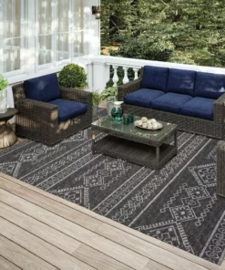 By Addison Modena Rug Midnight 14 Ft. 10 Ft. X Southwest Area -TrafficMaster Sales midnight addison rugs area rugs hdmo14mn10x14 31 1000