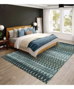 By Addison Rug Ikat Evolve Rug Mineral Blue 8 Ft. 10 Ft. X Area -TrafficMaster Sales mineral blue addison rugs area rugs hdee1mb8x10 31 1000